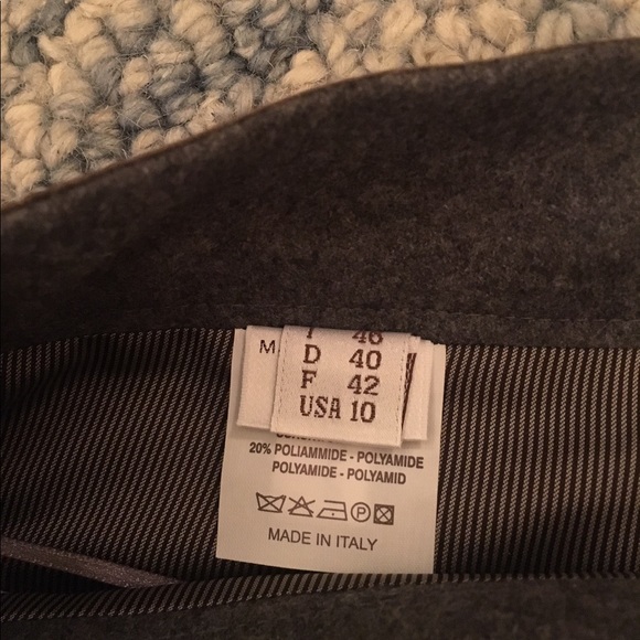 Brunello Cucinelli wool and leather skirt - Picture 5 of 5